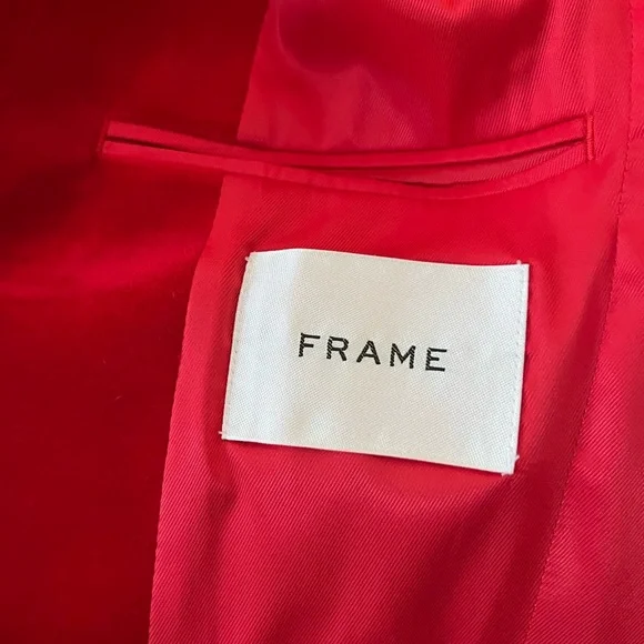 Frame Denim Red Velvet Pant Suit - Picture 6 of 13